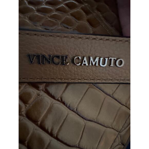 Brand New Vince Camuto Croco Small Crossbody Mavis Catech Wood Multi - Picture 6 of 6
